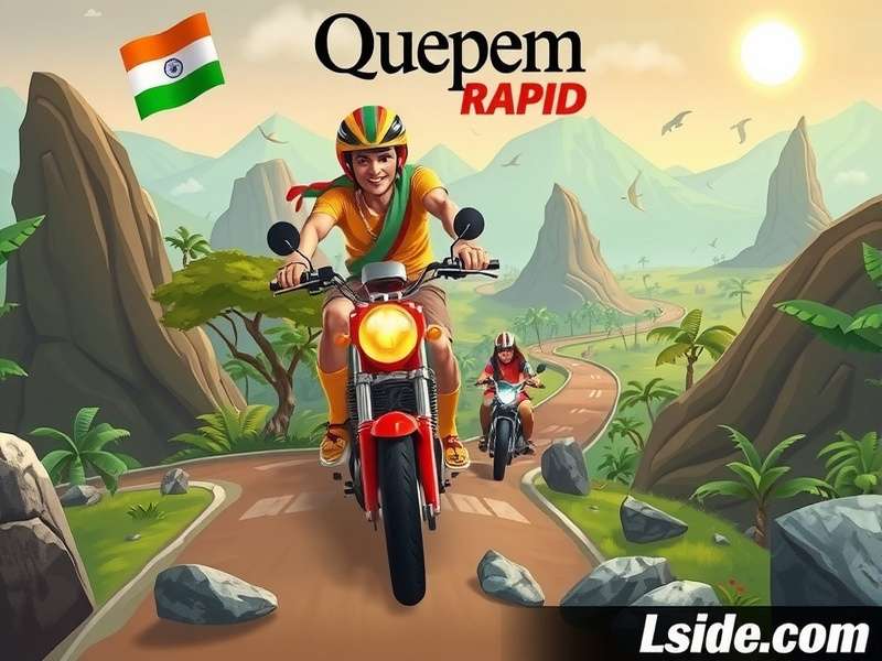 Quepem Rapid Race showing Indian festival event